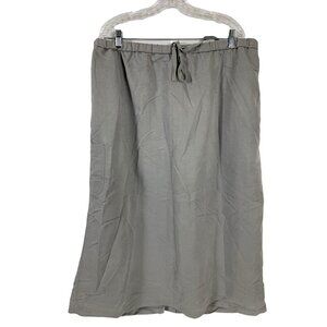 White Stag Women's Gray Long Skirt with Pockets